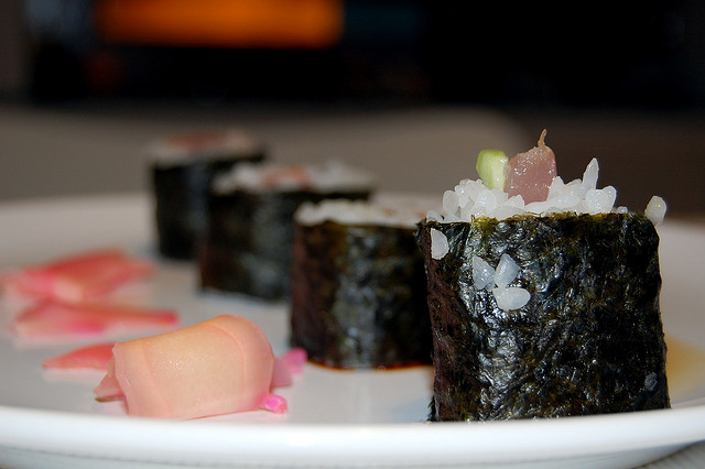 Elaboración de Gari para sushi