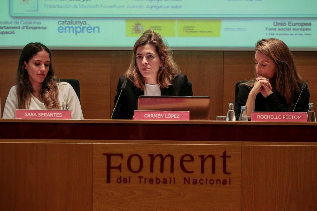 Foment Empren Reinventa Emprendre amb bon gust Sara Serantes Carmen Lopez y Rochelle Peetoom