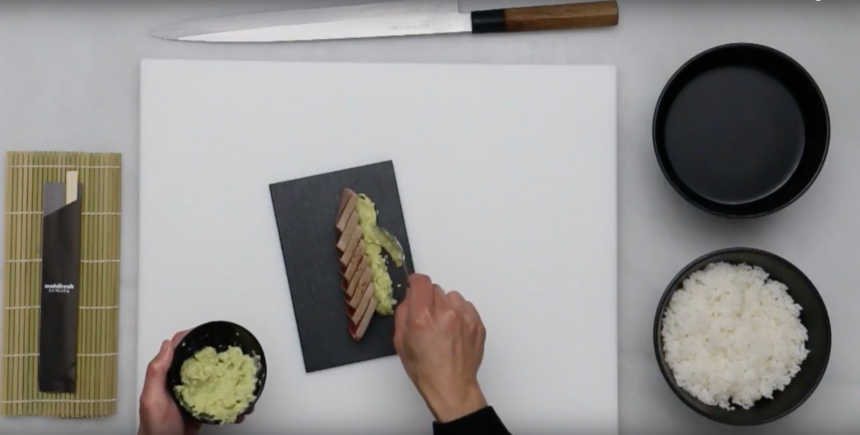 Receta sushi: Tataki de atún con guacamole