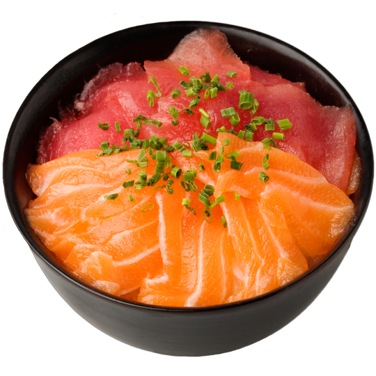 Chirashi atún y salmón  Sushifresh